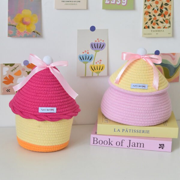 B02 Mini Wicker House Rattan House Bin